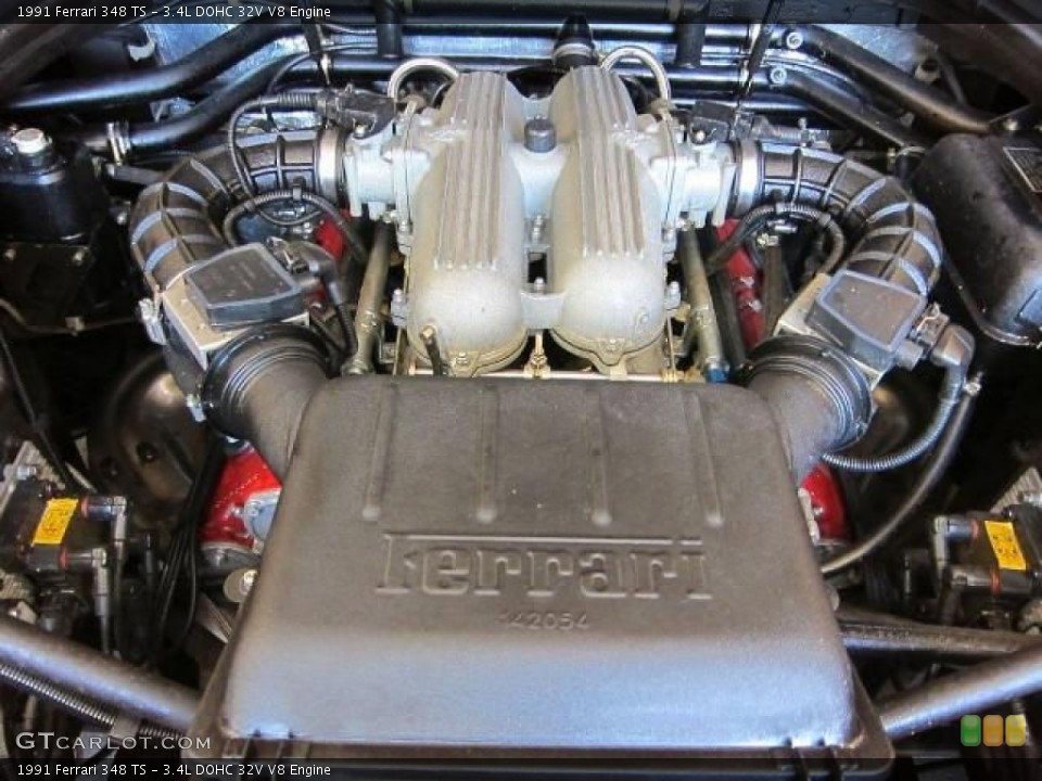 3.4L DOHC 32V V8 1991 Ferrari 348 Engine