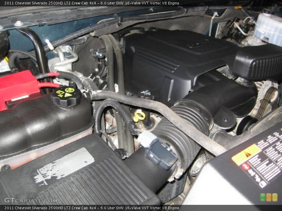 6.0 Liter OHV 16-Valve VVT Vortec V8 Engine for the 2011 Chevrolet Silverado 2500HD #88035023