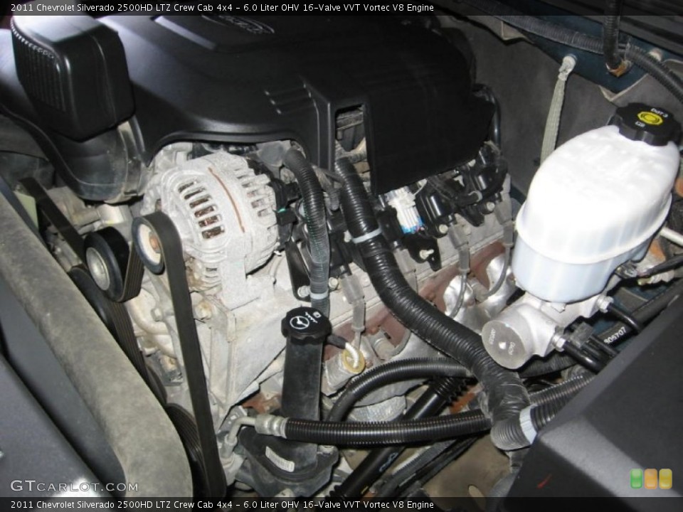 6.0 Liter OHV 16-Valve VVT Vortec V8 Engine for the 2011 Chevrolet Silverado 2500HD #88035044