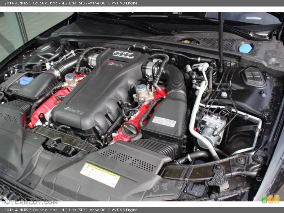 4.2 Liter FSI 32-Valve DOHC VVT V8 Engine for the 2014 Audi RS 5 #88037590