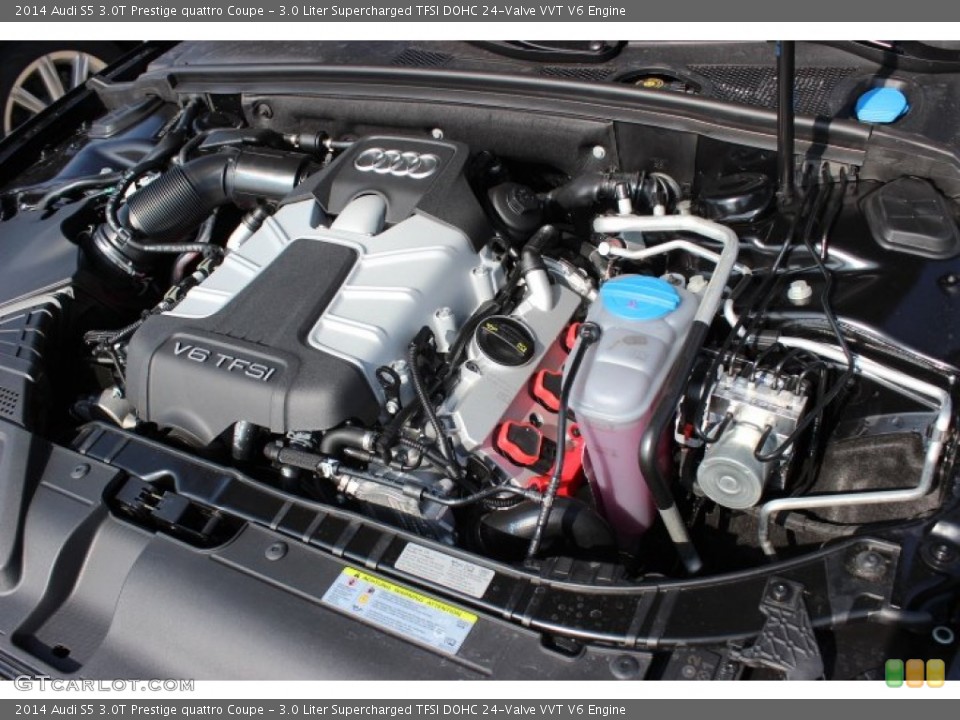 3.0 Liter Supercharged TFSI DOHC 24-Valve VVT V6 Engine for the 2014 Audi S5 #88040438