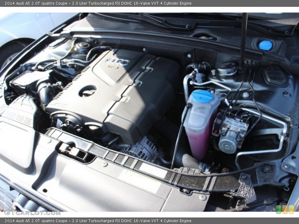 2.0 Liter Turbocharged FSI DOHC 16-Valve VVT 4 Cylinder Engine for the 2014 Audi A5 #88041131