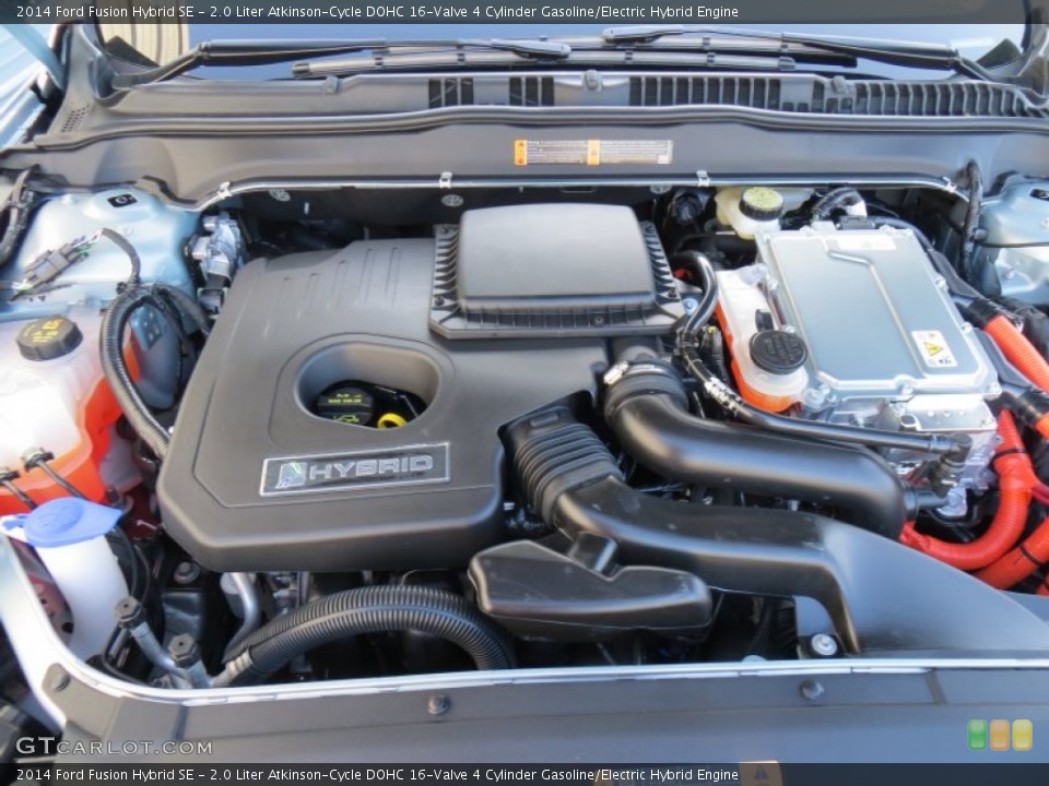 2.0 Liter Atkinson-Cycle DOHC 16-Valve 4 Cylinder Gasoline/Electric Hybrid Engine for the 2014 Ford Fusion #88070691