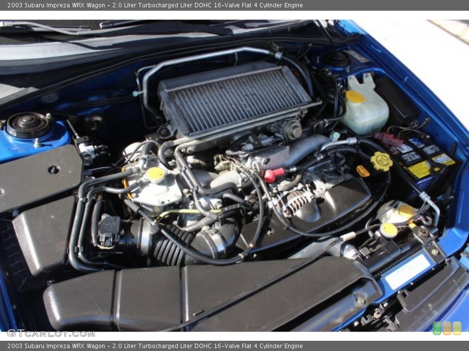 2.0 Liter Turbocharged Liter DOHC 16-Valve Flat 4 Cylinder Engine for the 2003 Subaru Impreza #88072818