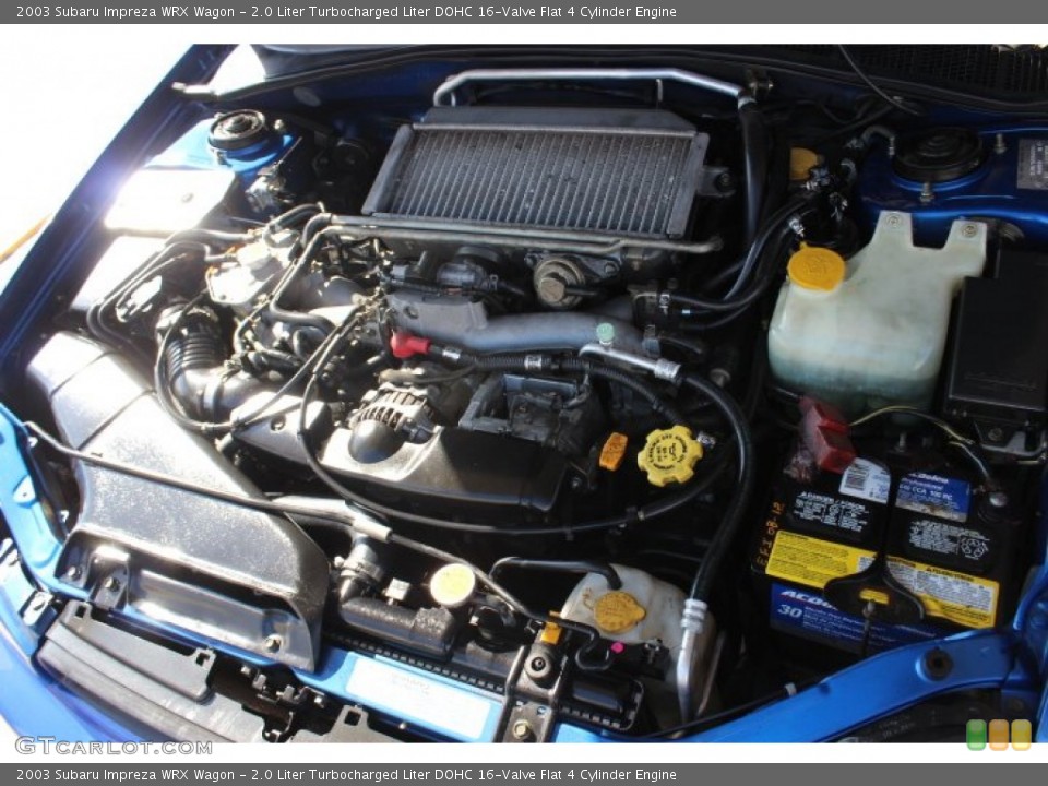 2.0 Liter Turbocharged Liter DOHC 16-Valve Flat 4 Cylinder Engine for the 2003 Subaru Impreza #88072845