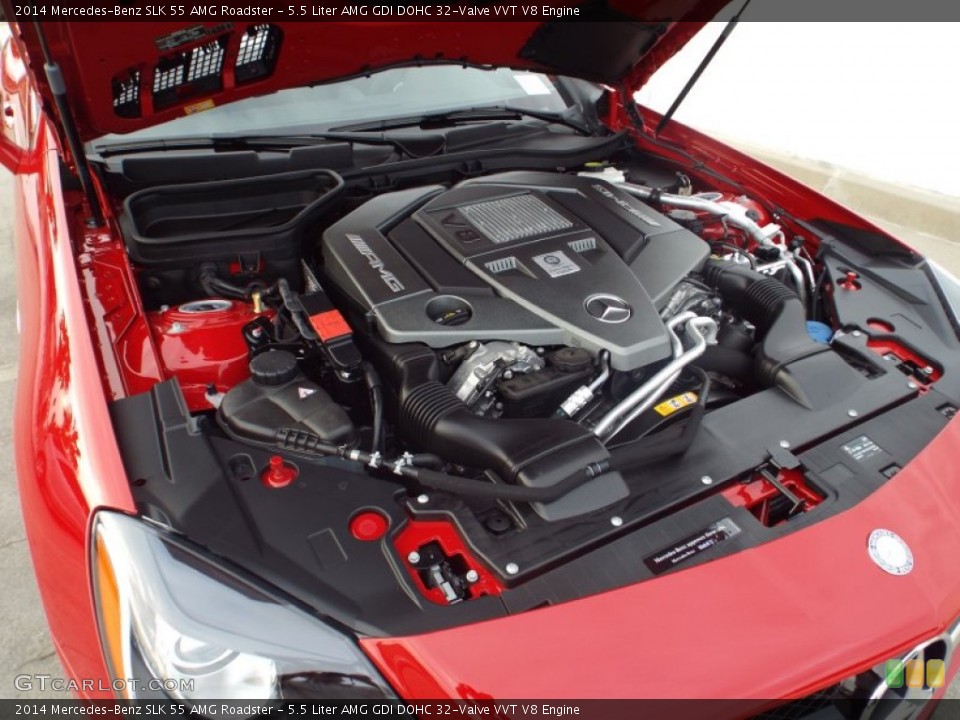 5.5 Liter AMG GDI DOHC 32-Valve VVT V8 Engine for the 2014 Mercedes-Benz SLK #88113374