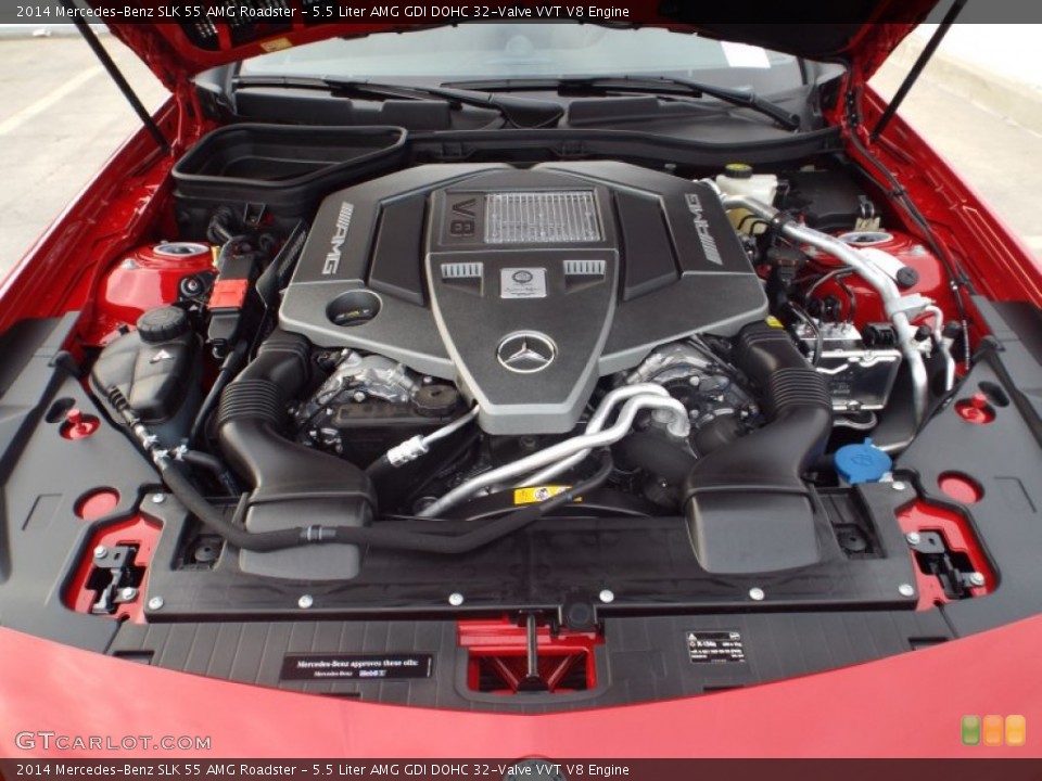 5.5 Liter AMG GDI DOHC 32-Valve VVT V8 Engine for the 2014 Mercedes-Benz SLK #88113395