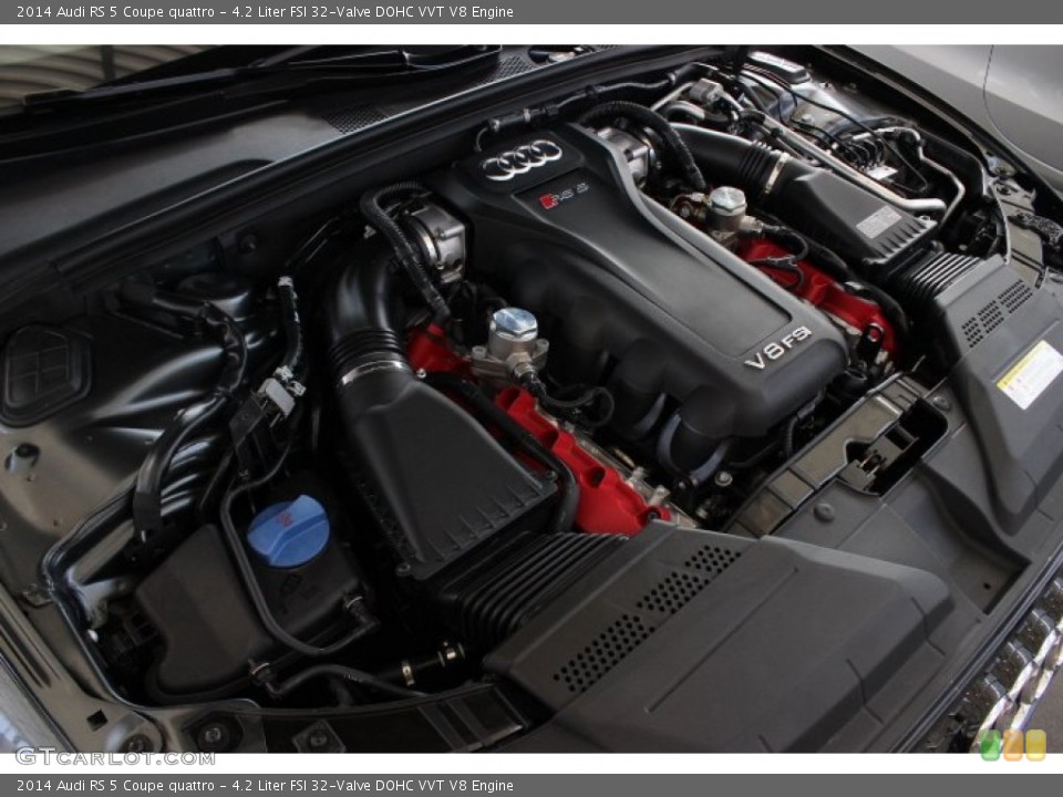 4.2 Liter FSI 32-Valve DOHC VVT V8 Engine for the 2014 Audi RS 5 #88117235