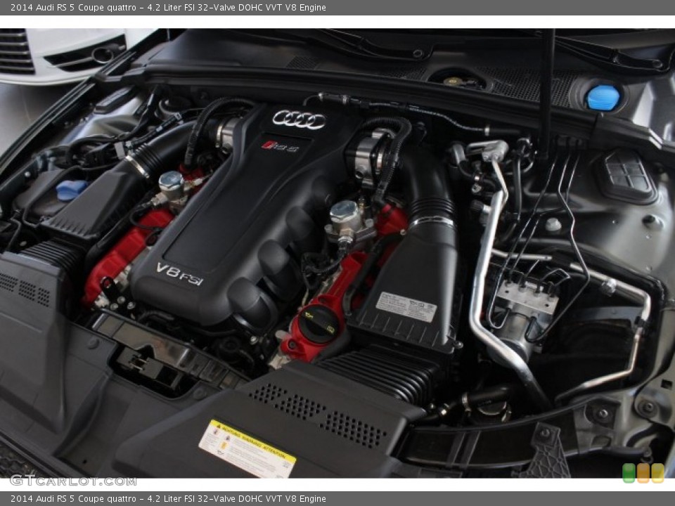 4.2 Liter FSI 32-Valve DOHC VVT V8 Engine for the 2014 Audi RS 5 #88117259