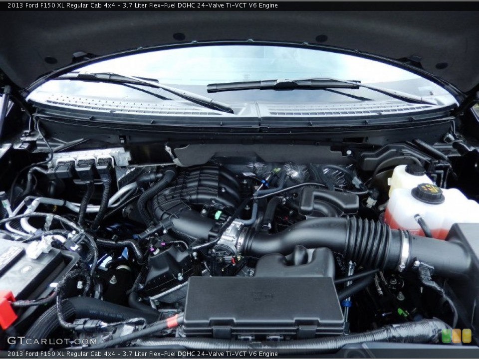 3.7 Liter Flex-Fuel DOHC 24-Valve Ti-VCT V6 Engine for the 2013 Ford F150 #88147523