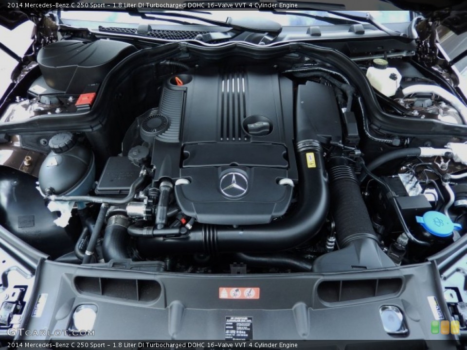1.8 Liter DI Turbocharged DOHC 16-Valve VVT 4 Cylinder Engine for the 2014 Mercedes-Benz C #88155581