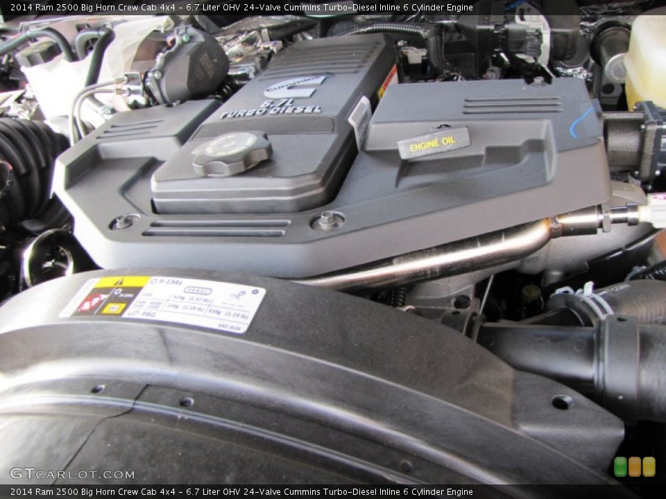 6.7 Liter OHV 24-Valve Cummins Turbo-Diesel Inline 6 Cylinder Engine for the 2014 Ram 2500 #88167728