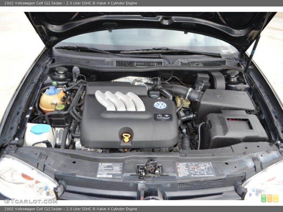 2.0 Liter SOHC 8-Valve 4 Cylinder 2002 Volkswagen Golf Engine
