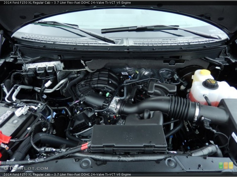 3.7 Liter Flex-Fuel DOHC 24-Valve Ti-VCT V6 Engine for the 2014 Ford F150 #88195135