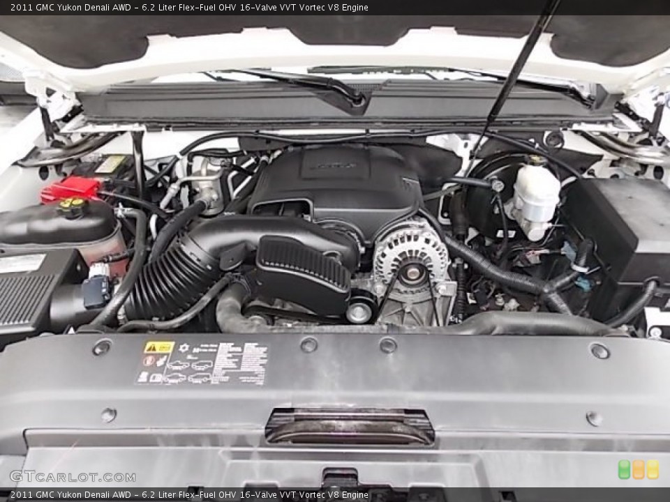 6.2 Liter Flex-Fuel OHV 16-Valve VVT Vortec V8 Engine for the 2011 GMC Yukon #88196804