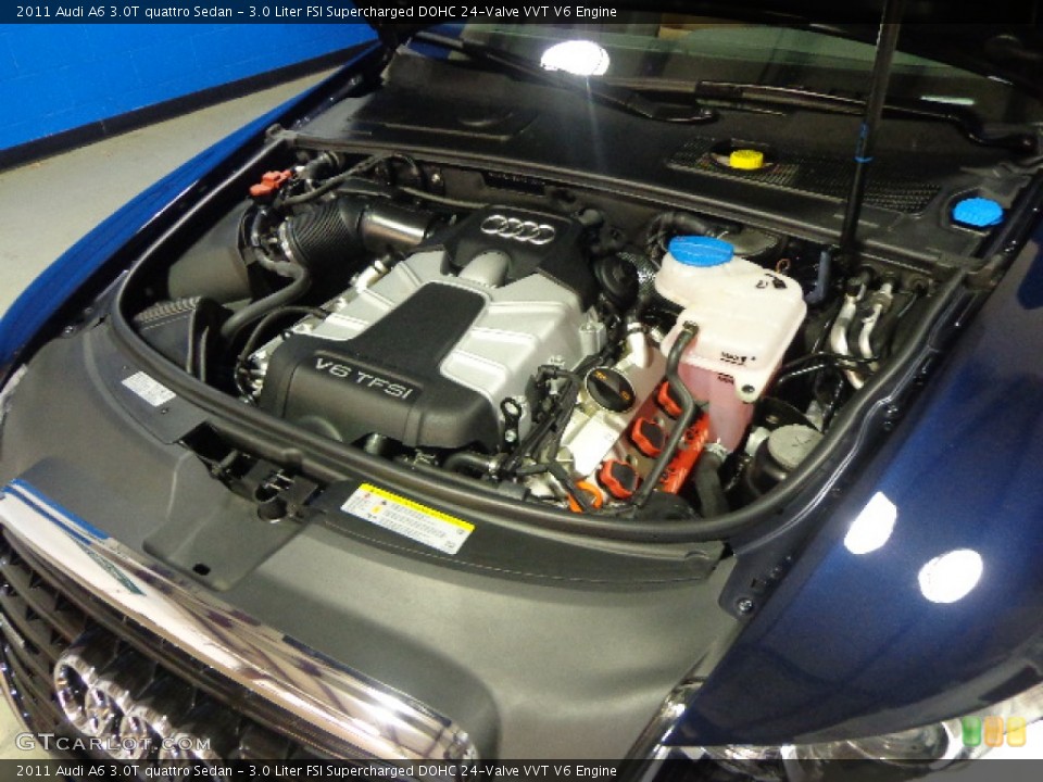 3.0 Liter FSI Supercharged DOHC 24-Valve VVT V6 Engine for the 2011 Audi A6 #88210023
