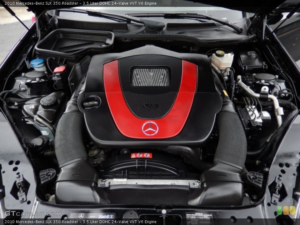 3.5 Liter DOHC 24-Valve VVT V6 2010 Mercedes-Benz SLK Engine