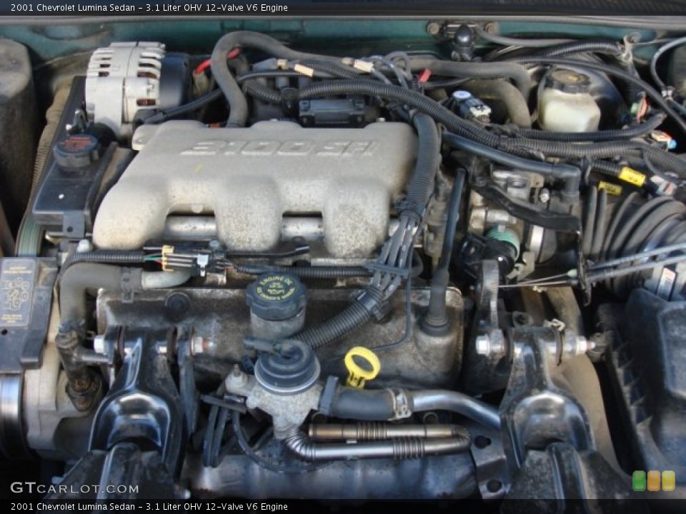 3.1 Liter OHV 12-Valve V6 2001 Chevrolet Lumina Engine