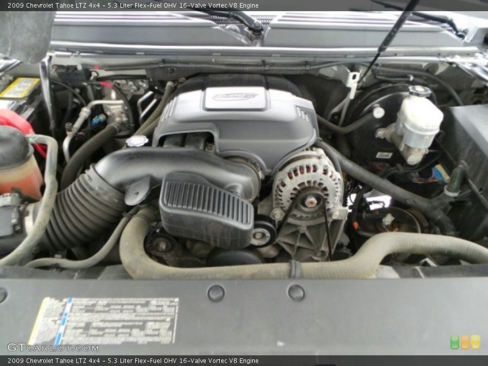 5.3 Liter Flex-Fuel OHV 16-Valve Vortec V8 Engine for the 2009 Chevrolet Tahoe #88254757