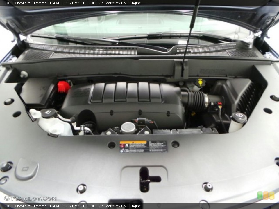 3.6 Liter GDI DOHC 24-Valve VVT V6 Engine for the 2013 Chevrolet Traverse #88254985