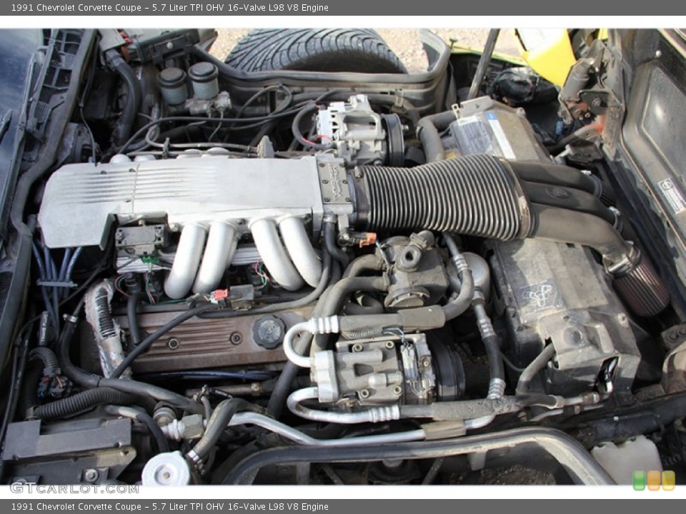 5.7 Liter TPI OHV 16-Valve L98 V8 Engine for the 1991 Chevrolet Corvette #88284984