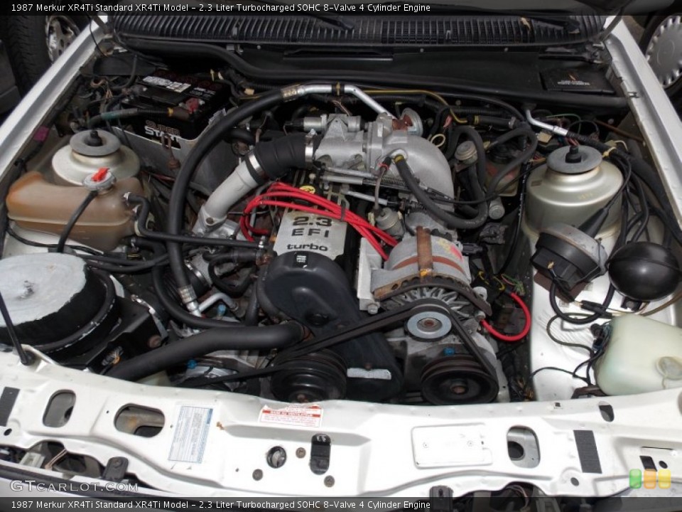 2.3 Liter Turbocharged SOHC 8-Valve 4 Cylinder 1987 Merkur XR4Ti Engine