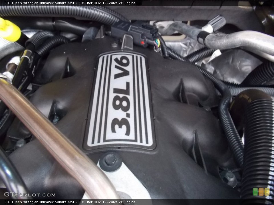 3.8 Liter OHV 12-Valve V6 Engine for the 2011 Jeep Wrangler Unlimited #88294449