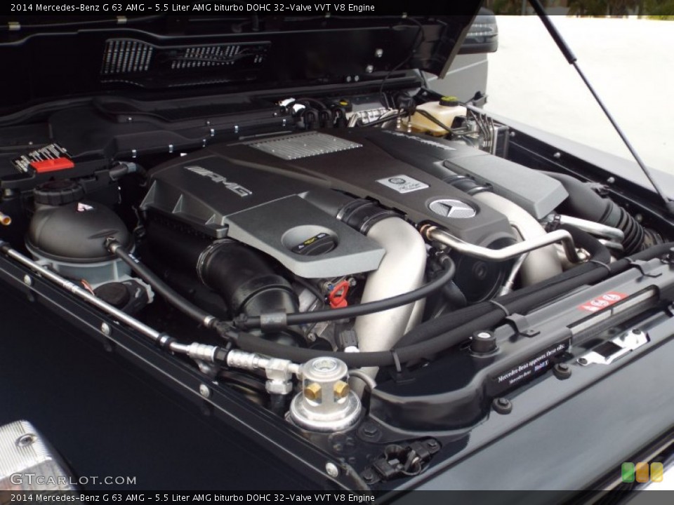 5.5 Liter AMG biturbo DOHC 32-Valve VVT V8 Engine for the 2014 Mercedes-Benz G #88296780