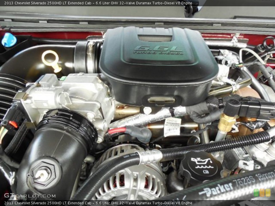 6.6 Liter OHV 32-Valve Duramax Turbo-Diesel V8 Engine for the 2013 Chevrolet Silverado 2500HD #88302924