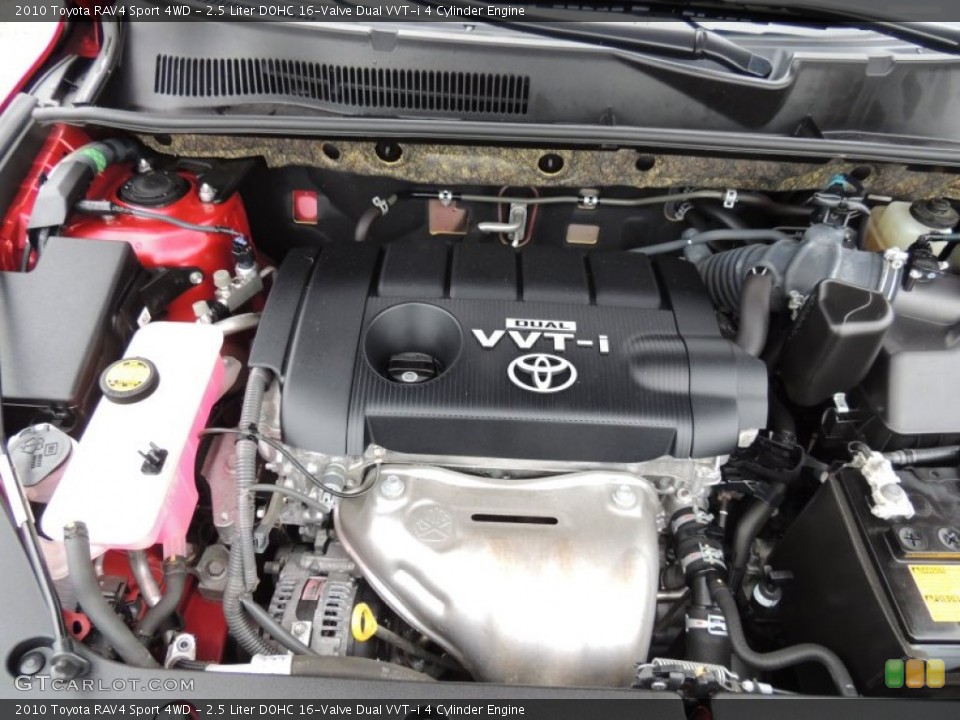 2.5 Liter DOHC 16-Valve Dual VVT-i 4 Cylinder Engine for the 2010 Toyota RAV4 #88315612