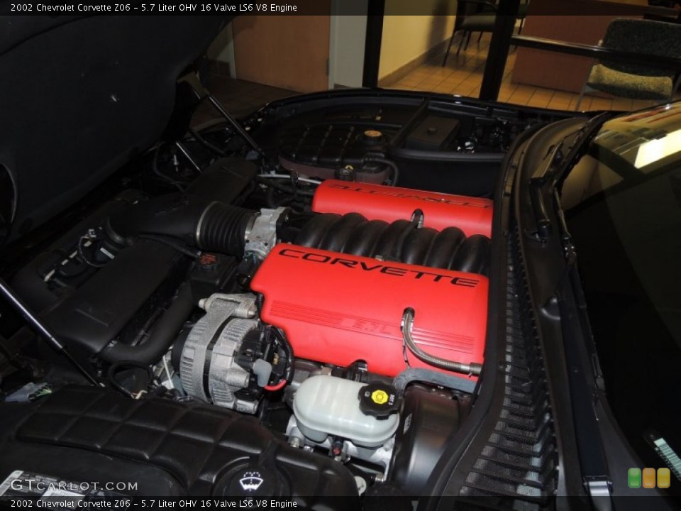 5.7 Liter OHV 16 Valve LS6 V8 Engine for the 2002 Chevrolet Corvette #88320142