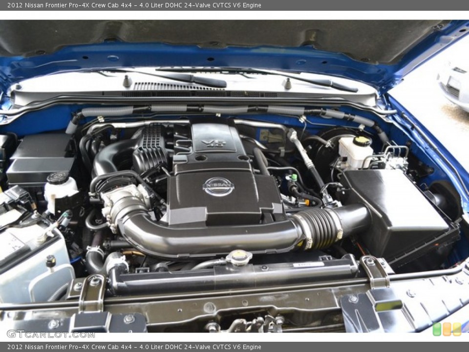 4.0 Liter DOHC 24-Valve CVTCS V6 2012 Nissan Frontier Engine