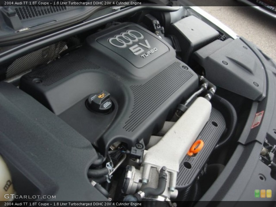 1.8 Liter Turbocharged DOHC 20V 4 Cylinder 2004 Audi TT Engine