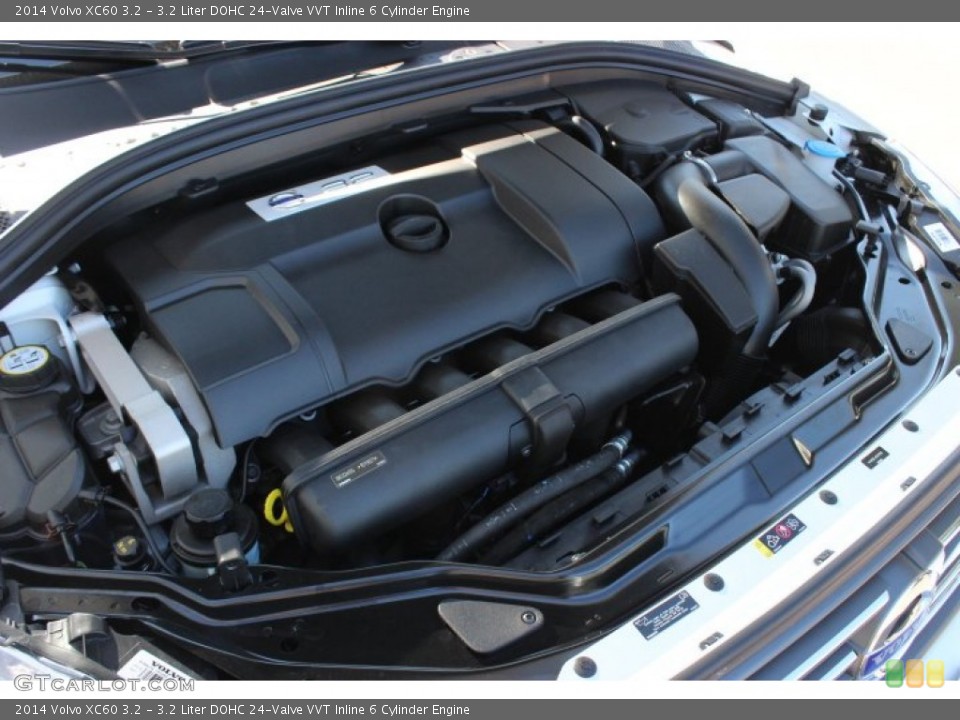 3.2 Liter DOHC 24-Valve VVT Inline 6 Cylinder 2014 Volvo XC60 Engine