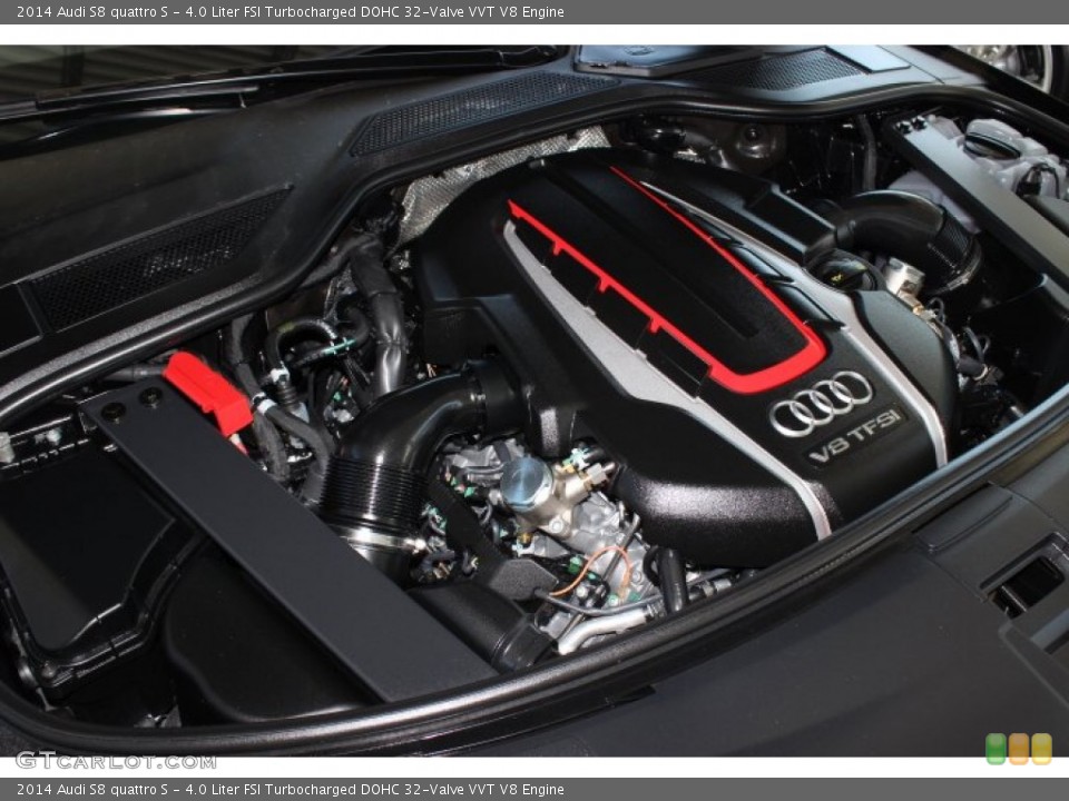 4.0 Liter FSI Turbocharged DOHC 32-Valve VVT V8 Engine for the 2014 Audi S8 #88345906