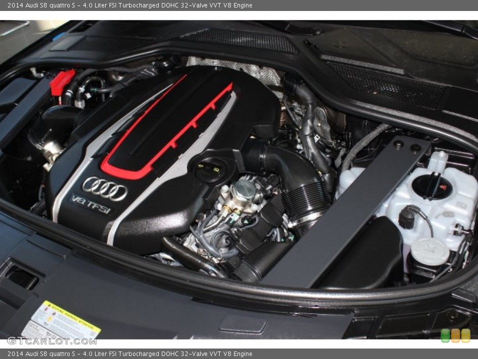 4.0 Liter FSI Turbocharged DOHC 32-Valve VVT V8 Engine for the 2014 Audi S8 #88345918