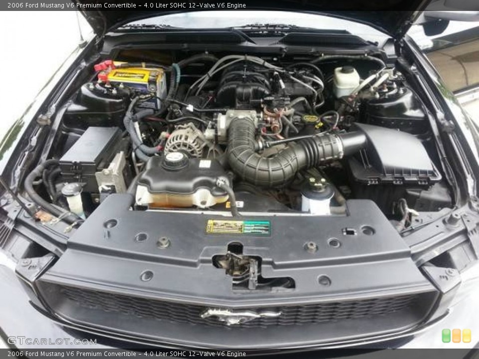 4.0 Liter SOHC 12-Valve V6 Engine for the 2006 Ford Mustang #88349934