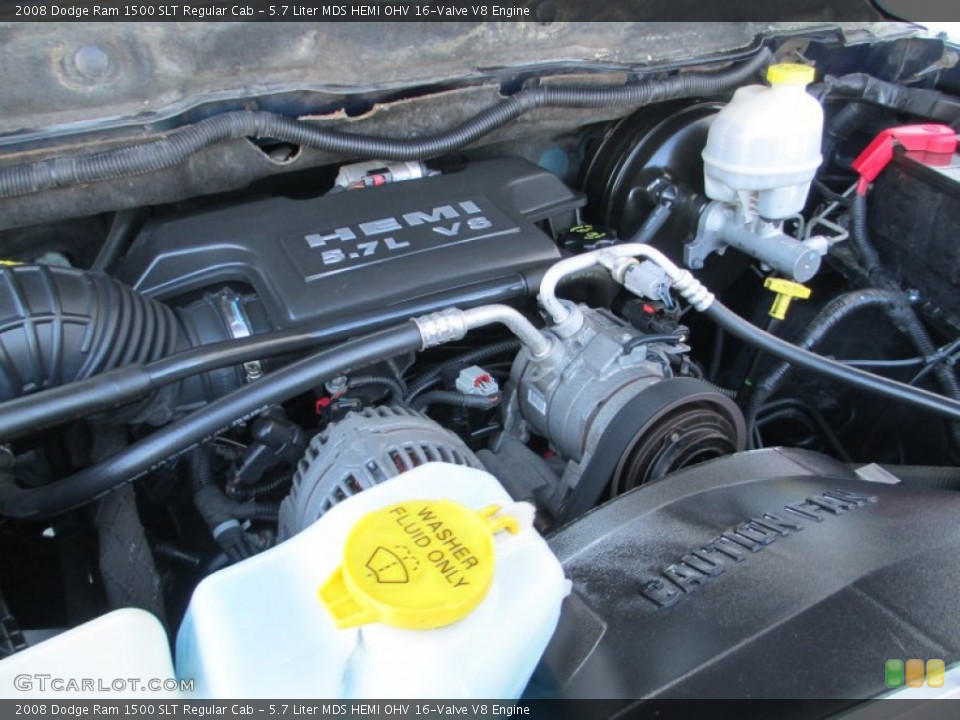5.7 Liter MDS HEMI OHV 16-Valve V8 Engine for the 2008 Dodge Ram 1500 #88372472