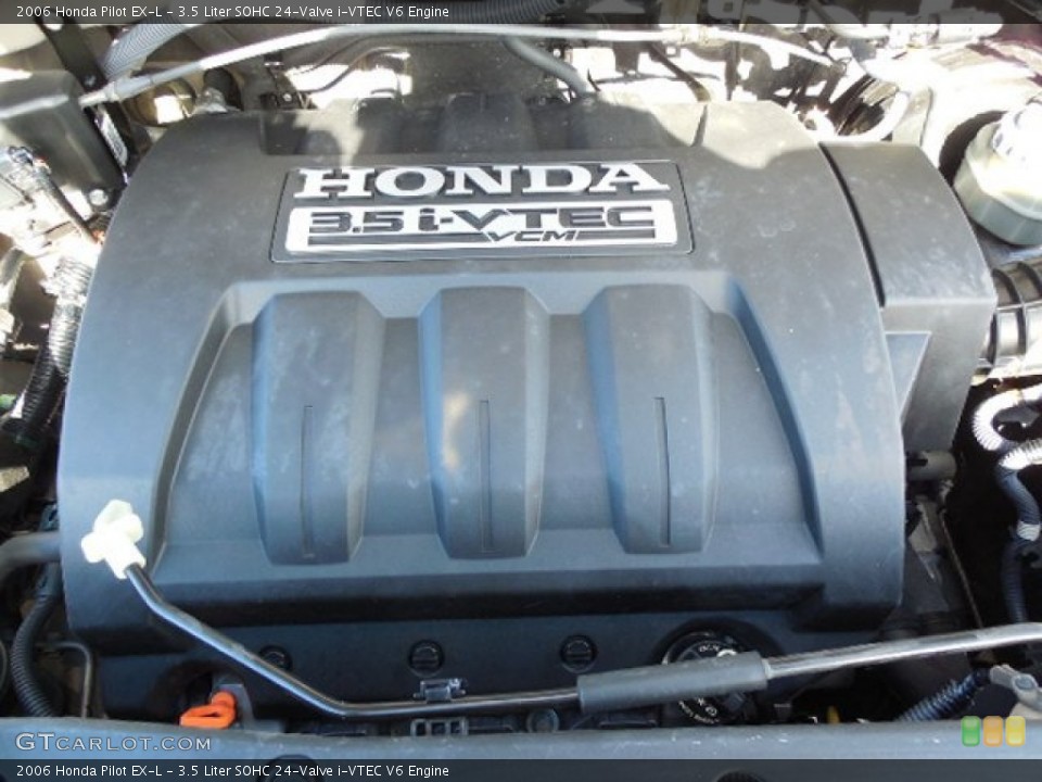 3.5 Liter SOHC 24-Valve i-VTEC V6 2006 Honda Pilot Engine