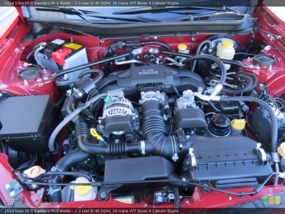2.0 Liter D-4S DOHC 16-Valve VVT Boxer 4 Cylinder Engine for the 2014 Scion FR-S #88374503