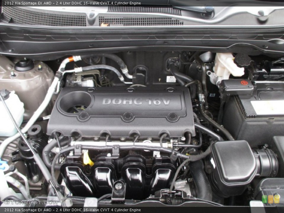 2.4 Liter DOHC 16-Valve CVVT 4 Cylinder Engine for the 2012 Kia Sportage #88421946