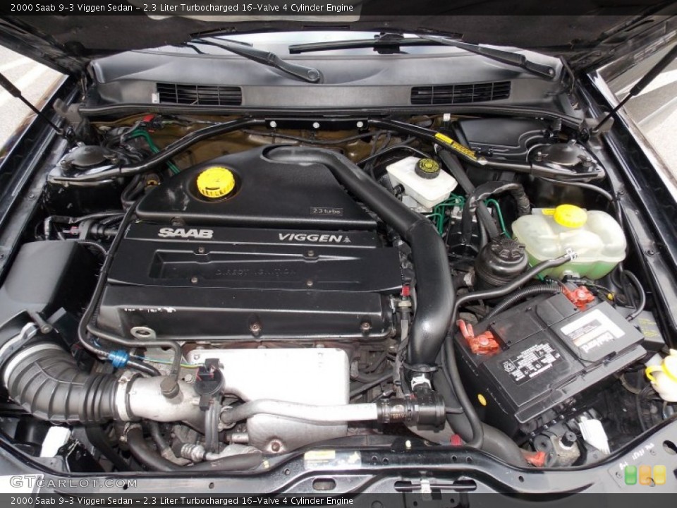 2.3 Liter Turbocharged 16-Valve 4 Cylinder 2000 Saab 9-3 Engine