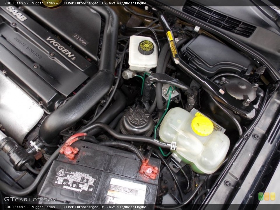 2.3 Liter Turbocharged 16-Valve 4 Cylinder Engine for the 2000 Saab 9-3 #88423774