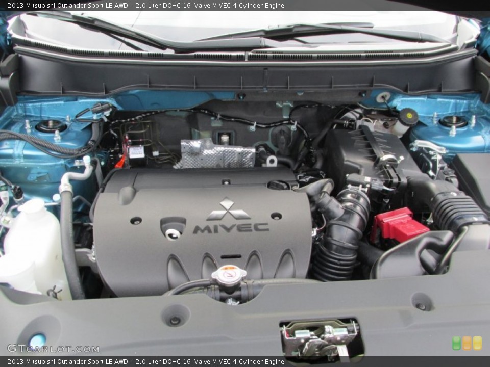 2.0 Liter DOHC 16-Valve MIVEC 4 Cylinder Engine for the 2013 Mitsubishi Outlander Sport #88427346