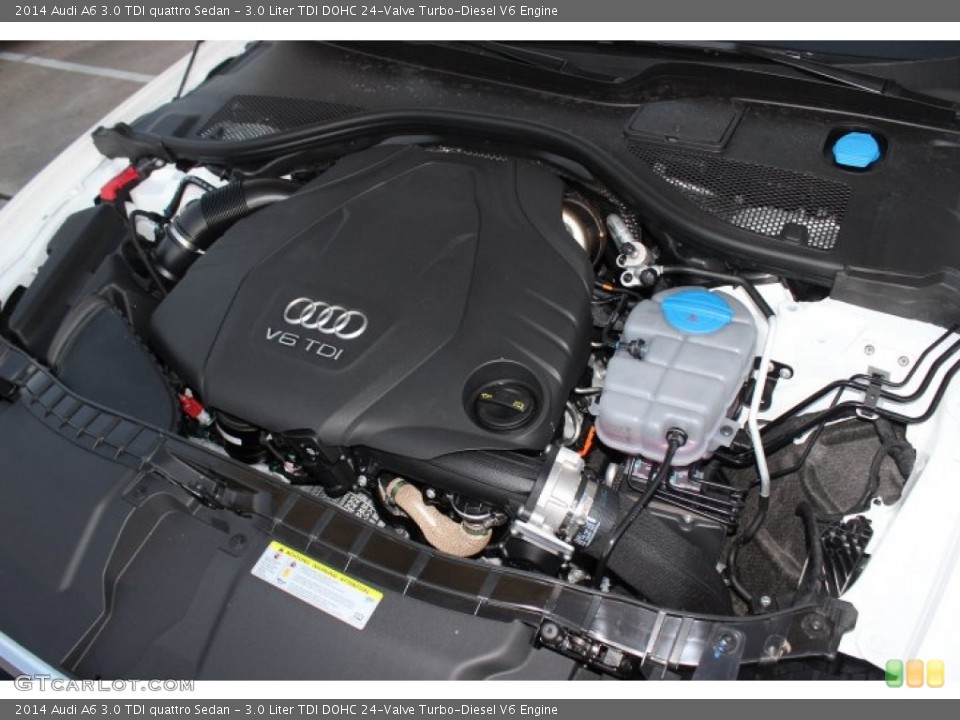 3.0 Liter TDI DOHC 24-Valve Turbo-Diesel V6 Engine for the 2014 Audi A6 #88437984