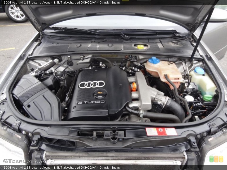 1.8L Turbocharged DOHC 20V 4 Cylinder Engine for the 2004 Audi A4 #88459515