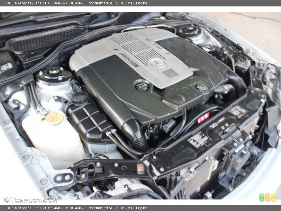 6.0L AMG Turbocharged SOHC 36V V12 Engine for the 2005 Mercedes-Benz CL #88460649