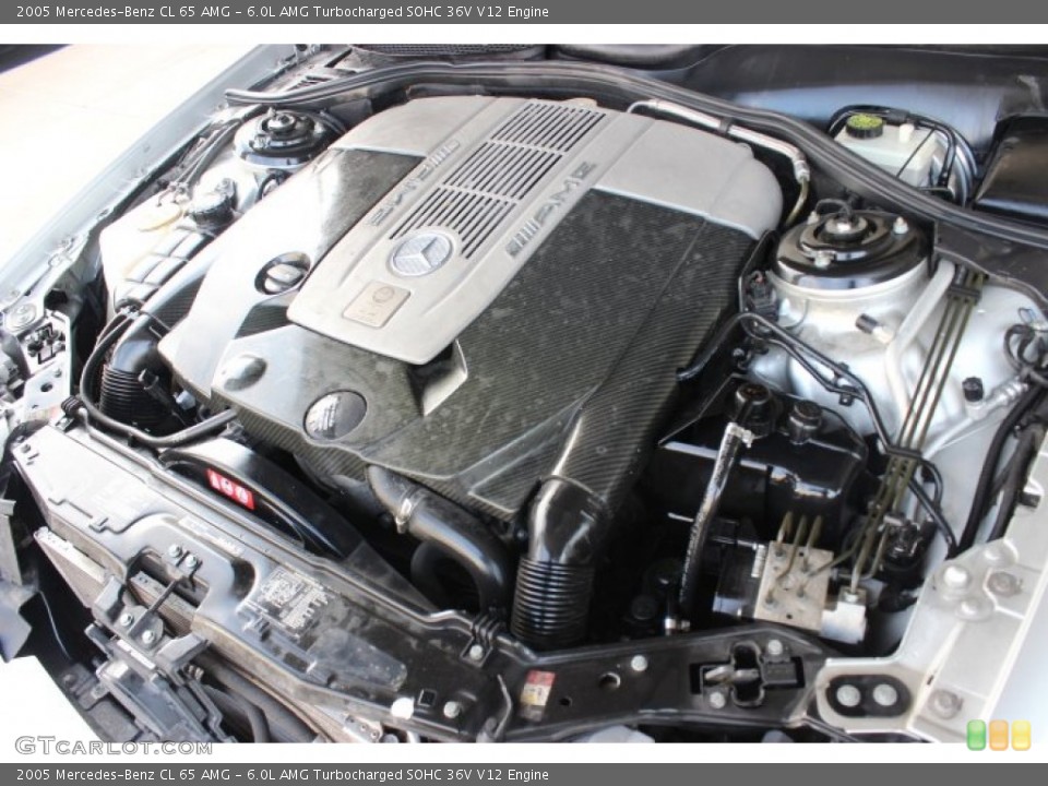 6.0L AMG Turbocharged SOHC 36V V12 Engine for the 2005 Mercedes-Benz CL #88460673