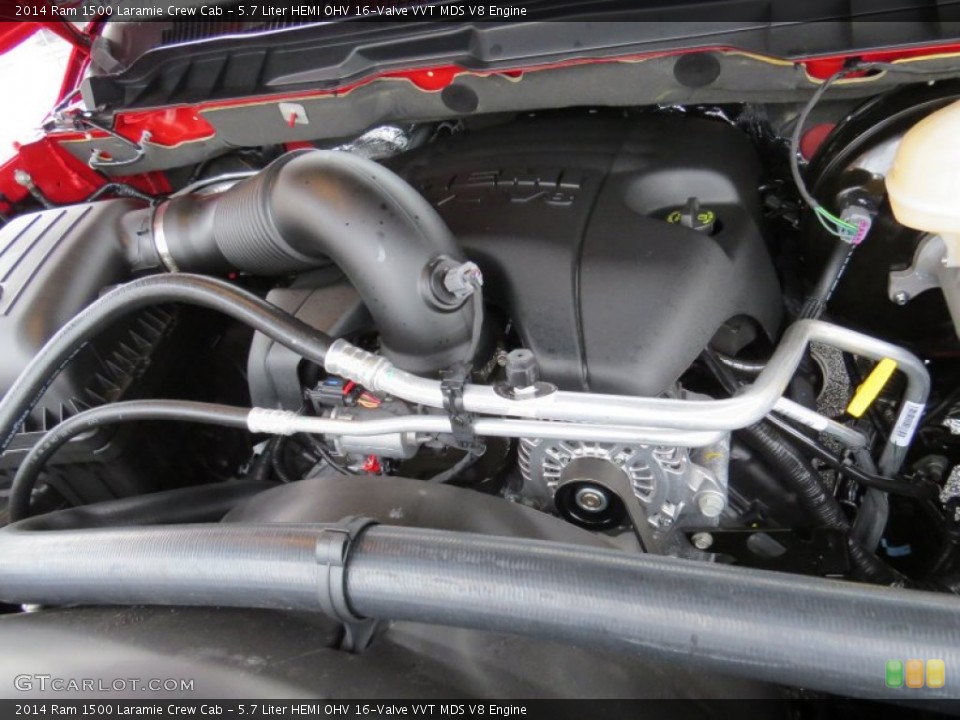 5.7 Liter HEMI OHV 16-Valve VVT MDS V8 Engine for the 2014 Ram 1500 #88486068