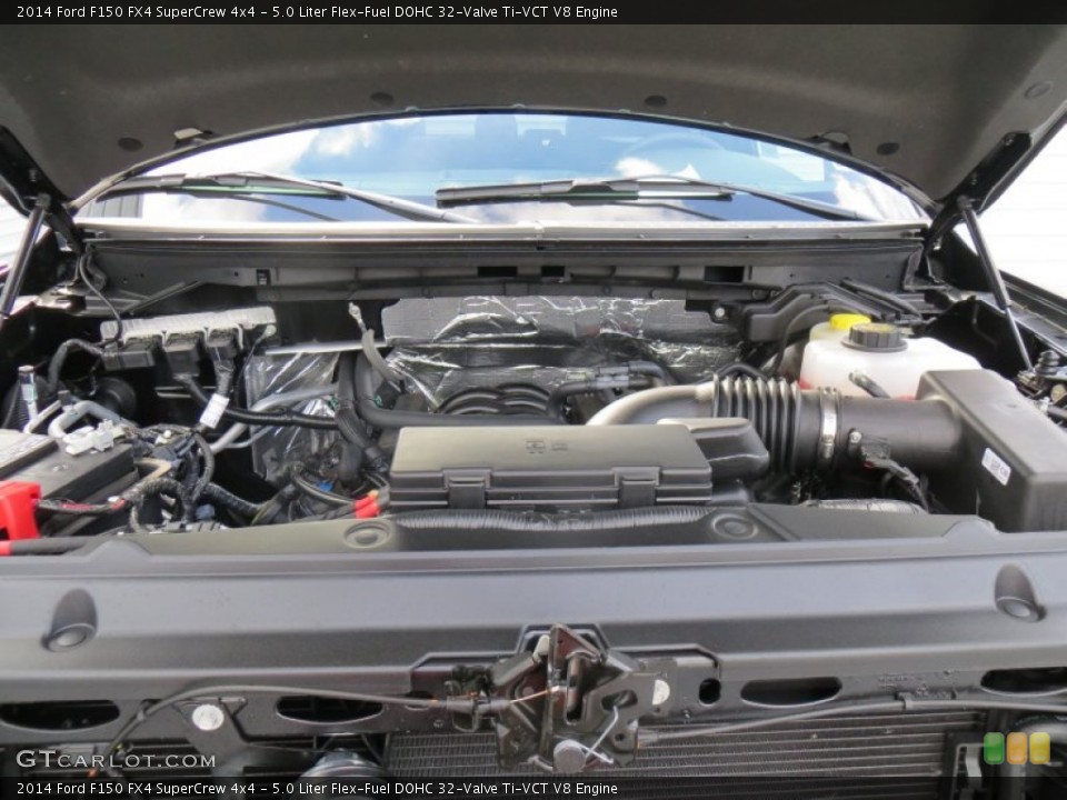 5.0 Liter Flex-Fuel DOHC 32-Valve Ti-VCT V8 2014 Ford F150 Engine